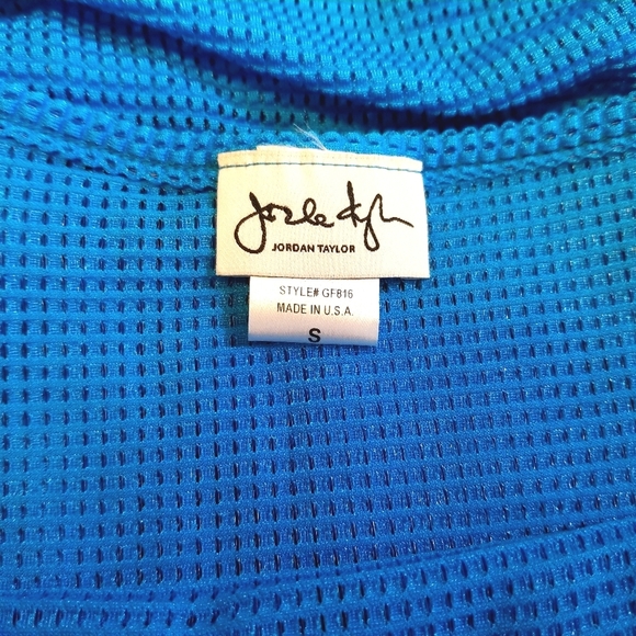 Jordan Taylor stretchy blue coverup - Picture 3 of 4